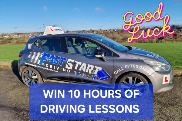 Win 10 Hours of Driving lessons promotional image